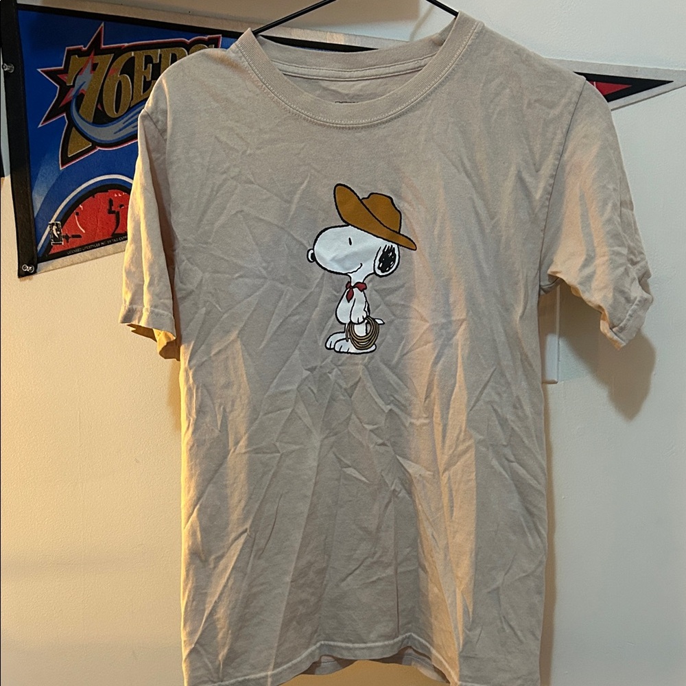Peanuts t shirt Cowboy